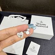Okify Vivienne Westwood White Earrings - 2