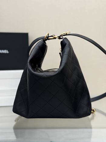 Okify CC Black Backpack Mix Hobo Bag 20x31x8.5cm