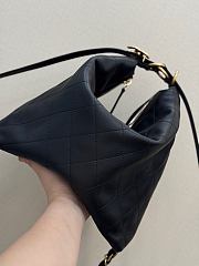 Okify CC Black Backpack Mix Hobo Bag 20x31x8.5cm - 4