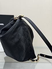 Okify CC Black Backpack Mix Hobo Bag 20x31x8.5cm - 3