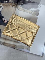 Okify CC Gold Card Holder With 3 Card Slots 10x11cm - 3