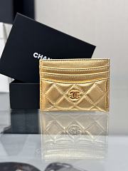 Okify CC Gold Card Holder With 3 Card Slots 10x11cm - 1