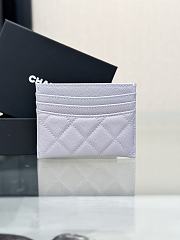 Okify CC Gray Caviar Card Holder With 3 Card Slots 10x11cm - 4