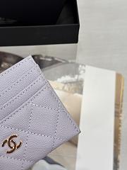 Okify CC Gray Caviar Card Holder With 3 Card Slots 10x11cm - 2