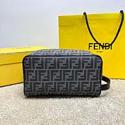 Okify Fendi FF Toiletry Case In Black 27.5x13x16cm - 1