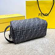 Okify Fendi FF Toiletry Case In Black 27.5x13x16cm - 6