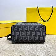 Okify Fendi FF Toiletry Case In Black 27.5x13x16cm - 4