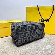 Okify Fendi FF Toiletry Case In Black 27.5x13x16cm - 5