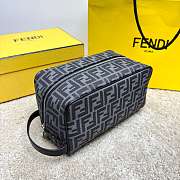 Okify Fendi FF Toiletry Case In Black 27.5x13x16cm - 3