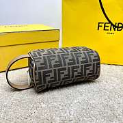 Okify Fendi FF Toiletry Case In Brown 19x10x8cm  - 4