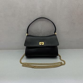 Okify Balenciaga Mini Rodeo Bag In Black 18x12x4.5cm 