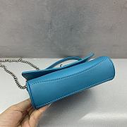 Okify Balenciaga Mini Rodeo Bag In Blue 18x12x4.5cm  - 4