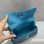 Okify Balenciaga Mini Rodeo Bag In Blue 18x12x4.5cm  - 3