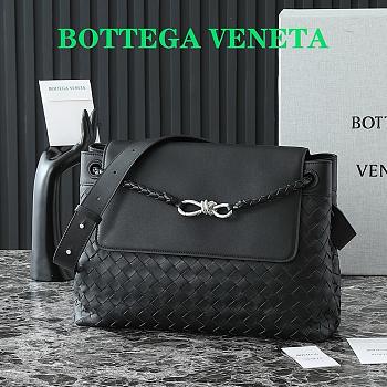 Okify Bottega Veneta Andiamo Messenger Bag In Black 37x26x13cm