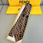 Okify Fendi FF Brown Tie 23849 - 3