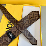 Okify Fendi FF Brown Tie 23850 - 6
