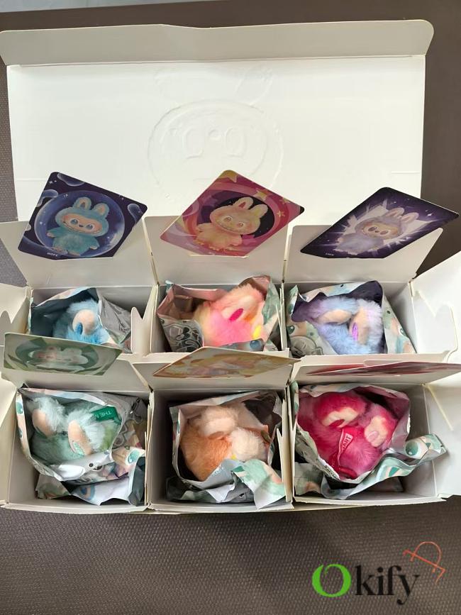 Okify A Box Of 6 Labubu Key Chain  - 1