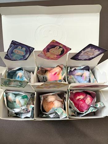 Okify A Box Of 6 Labubu Key Chain 