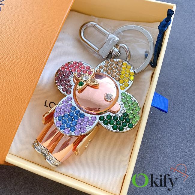 Okify Louis Vuitton Vivienne Colorful Key Chain  - 1