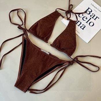 Okify Loewe Brown Bikini S-XL