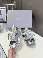 Okify Balenciaga 3XL Sneakers In Silver 5cm EU35-45 - 3