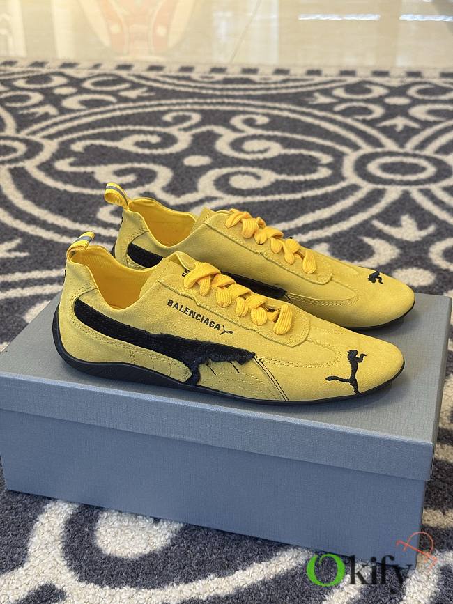 Okify Balenciaga x Puma Speedcat Yellow Sneakers EU35-45 - 1