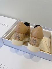 Okify Stella McCartney Mickey Mouse Thick Sole Loafers In Brown EU35-39  - 3