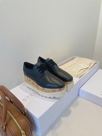Okify Stella McCartney Mickey Mouse Thick Sole Loafers In Black EU35-39 