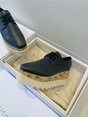 Okify Stella McCartney Mickey Mouse Thick Sole Loafers In Black EU35-39  - 5