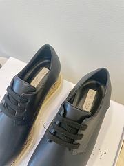 Okify Stella McCartney Mickey Mouse Thick Sole Loafers In Black EU35-39  - 4