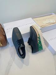 Okify Stella McCartney Green Waves Thick Sole Loafers EU35-39  - 4