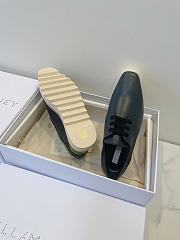 Okify Stella McCartney Green Waves Thick Sole Loafers EU35-39  - 2
