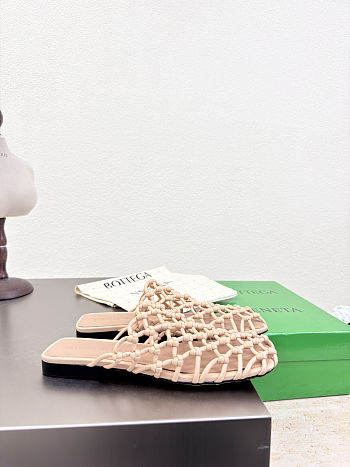 Okify Bottega Veneta Riva Mules Slides In Beige EU35-42