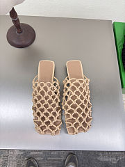 Okify Bottega Veneta Riva Mules Slides In Beige EU35-42 - 4