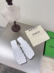 Okify Bottega Veneta Riva Mules Slides In White EU35-42 - 5