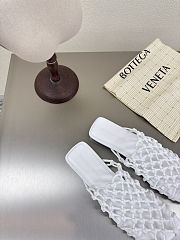 Okify Bottega Veneta Riva Mules Slides In White EU35-42 - 4
