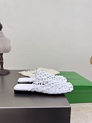 Okify Bottega Veneta Riva Mules Slides In White EU35-42 - 1
