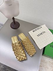 Okify Bottega Veneta Riva Mules Slides In Gold EU35-42 - 6