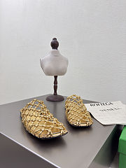 Okify Bottega Veneta Riva Mules Slides In Gold EU35-42 - 4