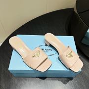 Okify Prada Square Toe Low Heels In Nude EU35-41 - 2