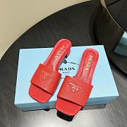 Okify Prada Square Toe Low Heels In Red EU35-41 - 1