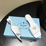 Okify Prada Square Toe Low Heels In White EU35-41 - 4