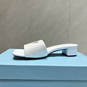 Okify Prada Square Toe Low Heels In White EU35-41 - 3