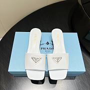 Okify Prada Square Toe Low Heels In White EU35-41 - 2