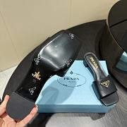 Okify Prada Square Toe Low Heels In Black EU35-41 - 6