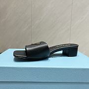 Okify Prada Square Toe Low Heels In Black EU35-41 - 4