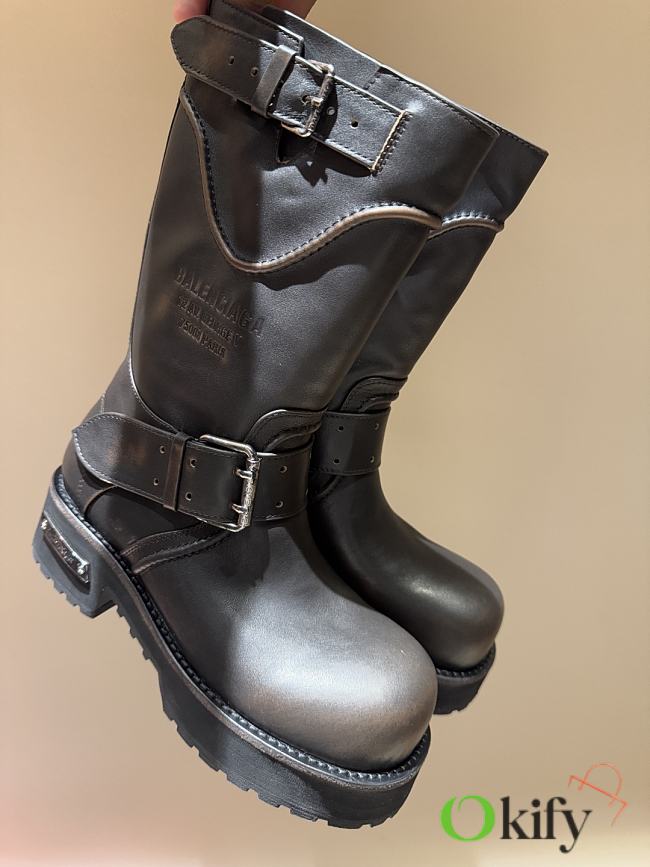 Okify Balenciaga Venom Boots In Black And Brown EU35-45 - 1