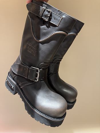 Okify Balenciaga Venom Boots In Black And Brown EU35-45
