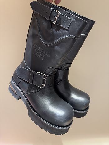 Okify Balenciaga Venom Boots In Black EU35-45