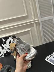Okify Asics Silver Shoes For Kids EU22-37  - 3